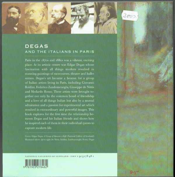 Degas and the Italians in Paris Ann Dumas  Degas és az olaszok Párizsban 