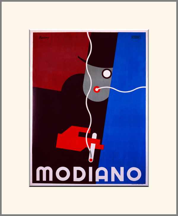 Modiano cigarettapapír reklám plakát Berény Róbert   Art deco, Cigaretta