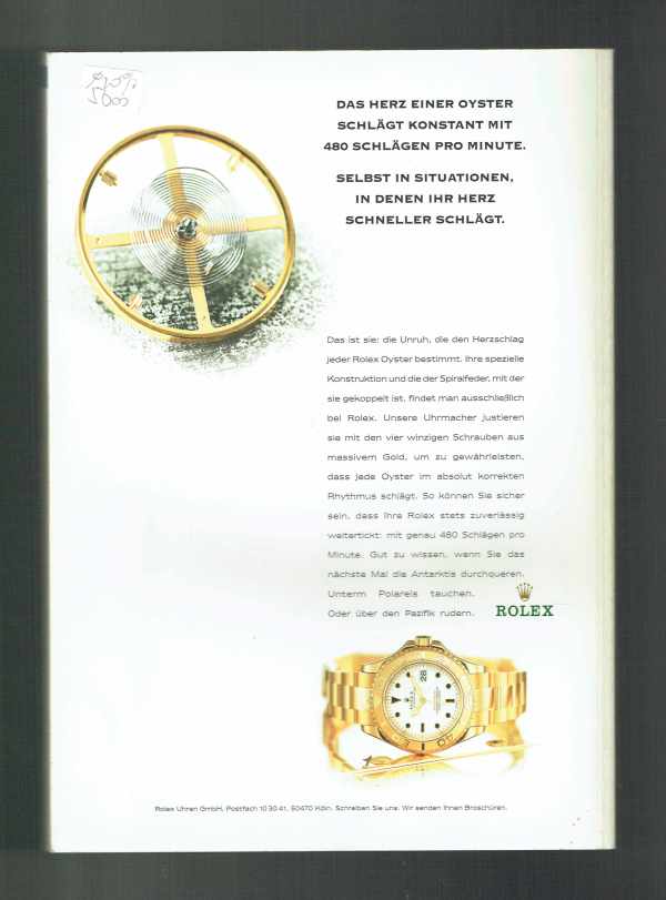 Armband Uhren Katalog 2001 Peter Braun   
