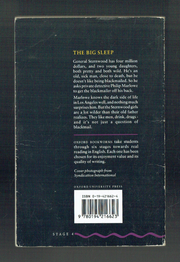 The Big Sleep Raymond Chandler   
