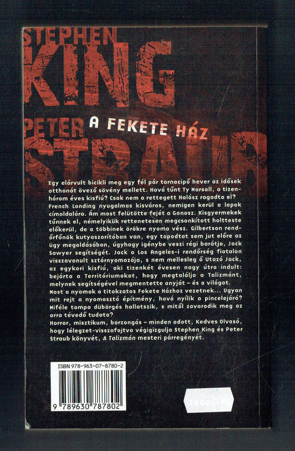 A Fekete Ház Peter Straub, Stephen King   