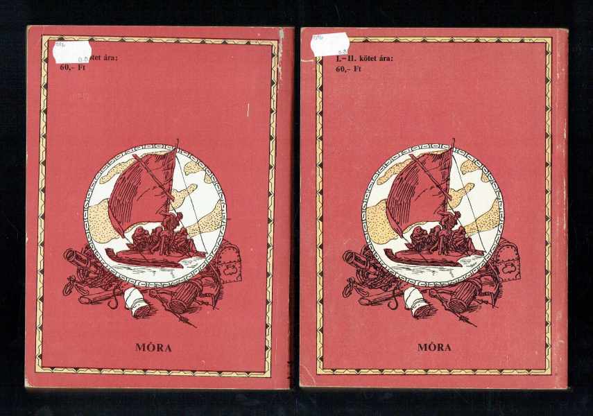 A rejtelmes sziget 1-2 kötet Jules Verne   