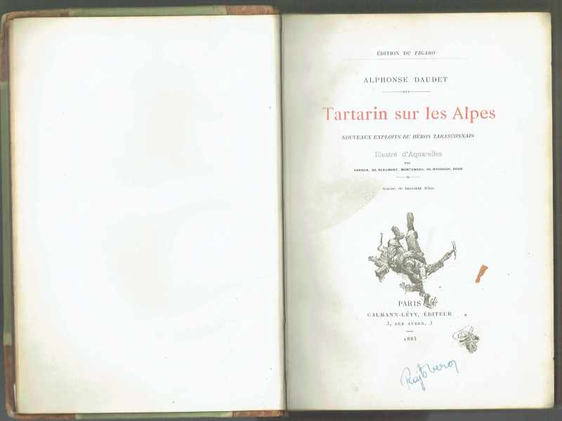 Tartarin sur les Alpes Alphonse Daudet Tartarin sur les Alpes Alphonse Daudet