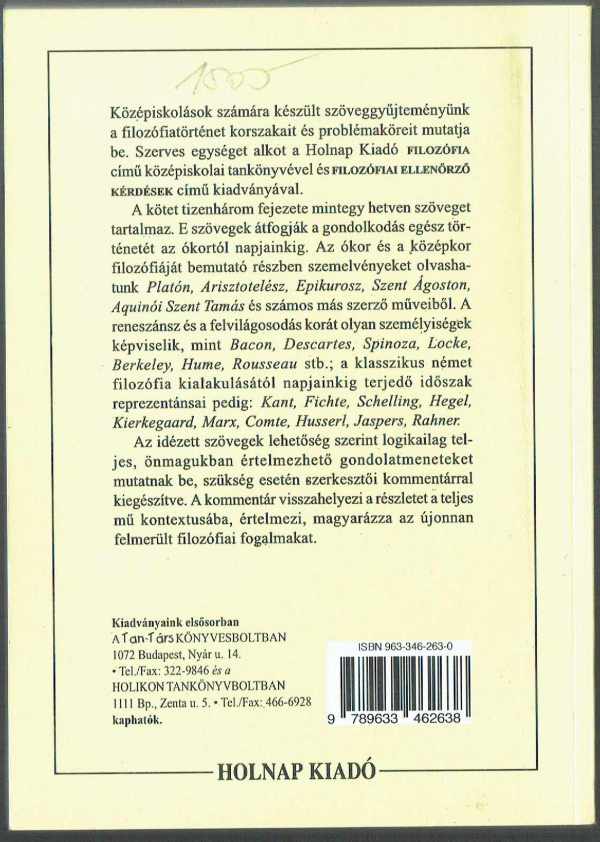 Bevezetés a filozófiába - Szöveggyűjtemény Steiger Kornél Bevezetés a filozófiába - Szöveggyűjtemény Steiger Kornél