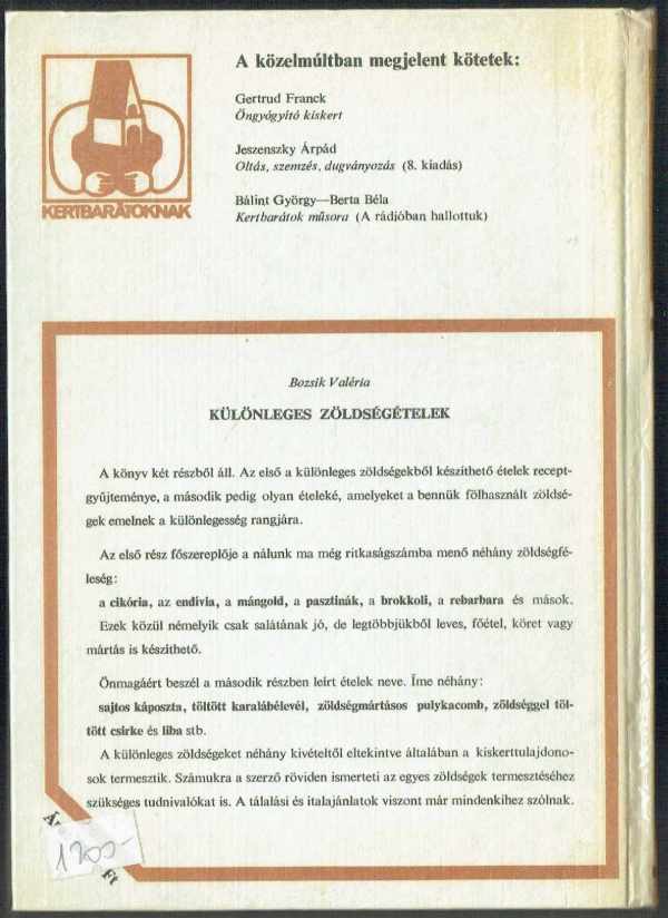 Különleges zöldségételek Bozsik Valéria Különleges zöldségételek Bozsik Valéria