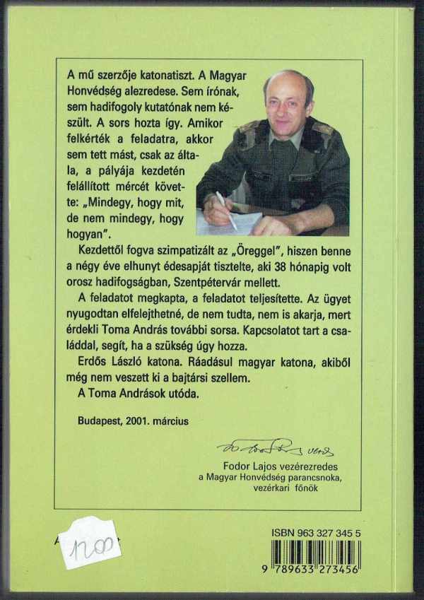 A hadifogoly Erdős László A hadifogoly Erdős László