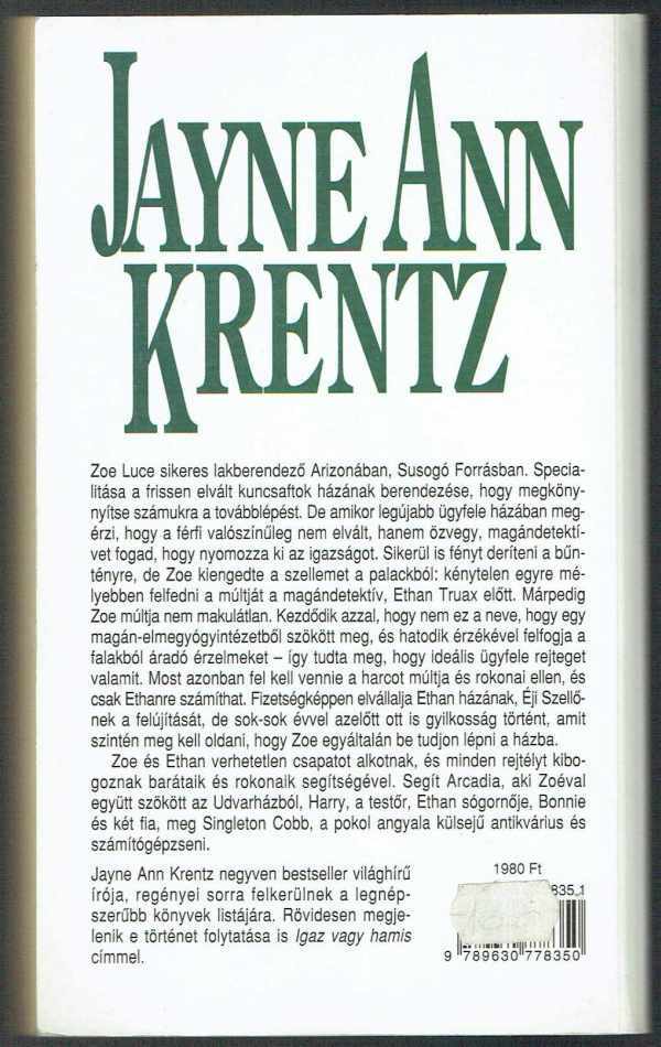 Fény vagy árnyék Jayne Ann Krentz Fény vagy árnyék Jayne Ann Krentz