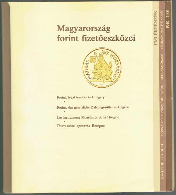 Magyarország forint fizetőeszközei I-II. – (angol, német, francia, orosz nyelven)