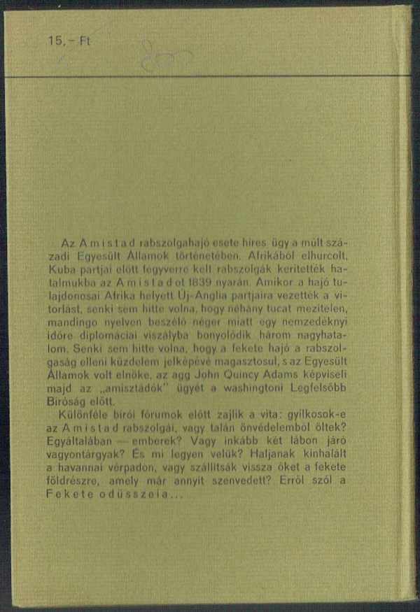Fekete Odüsszeia Mary Cable Fekete Odüsszeia Mary Cable