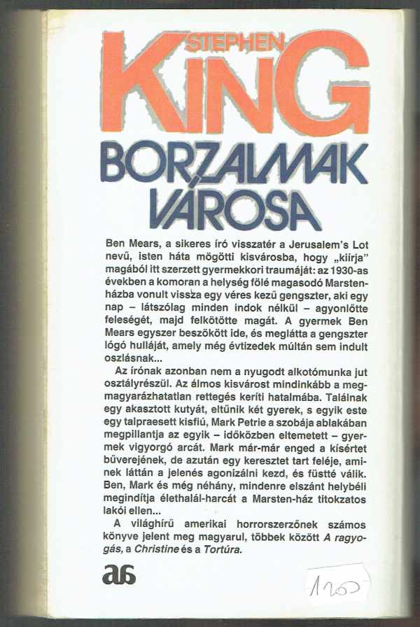 Borzalmak városa Stephen King