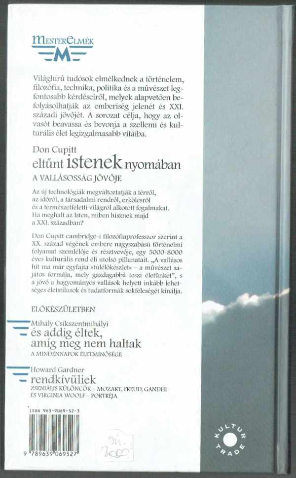 Eltűnt istenek nyomában - A vallásosság jövője Don Cupitt
