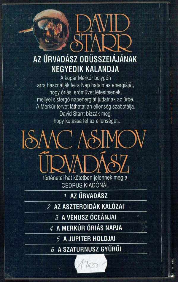 A Merkúr óriás napja Isaac Asimov A Merkúr óriás napja Isaac Asimov