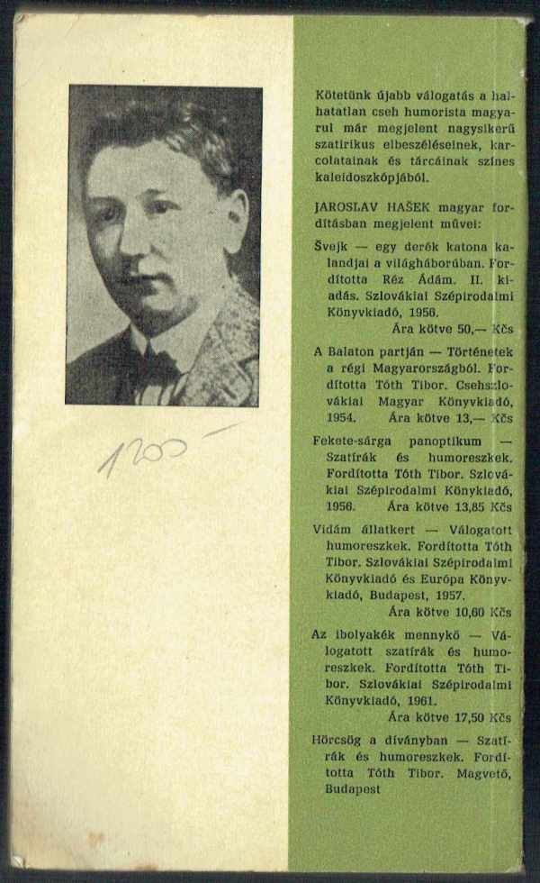 Az elhagyott latrinán Jaroslav Hasek Az elhagyott latrinán Jaroslav Hasek