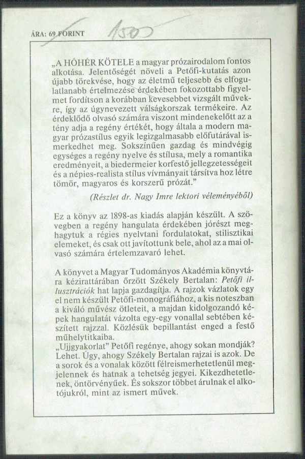 A hóhér kötele Petőfi Sándor