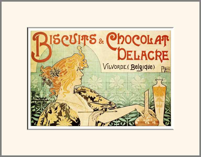 Biscuit et Chocolat Delacre - csokoládés és édesség reklám plakát Henri Privat-Livemont Édesség, csokoládé, Portré, Szecesszió Biscuit et Chocolat Delacre - csokoládés és édesség reklám plakát Henri Privat-Livemont Édesség, csokoládé, Portré, Szecesszió