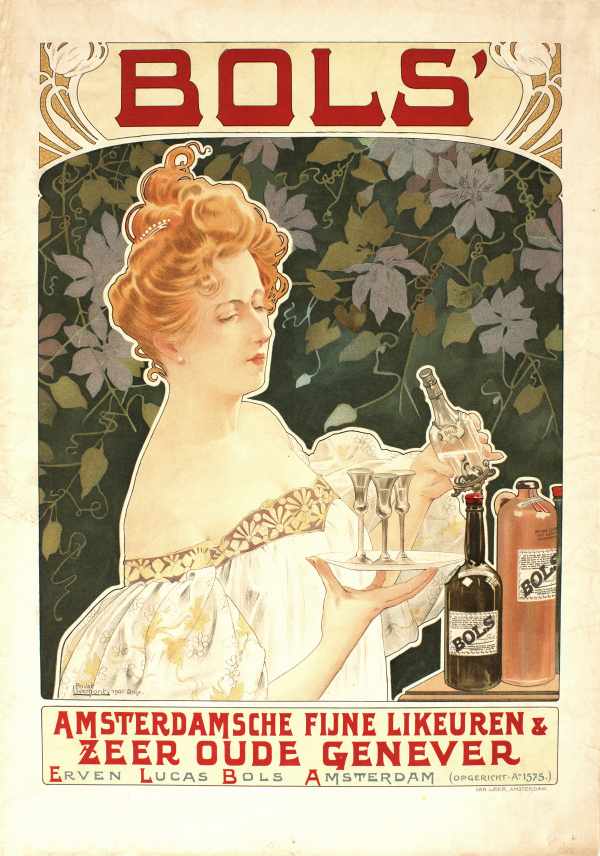 Bols Amsterdam - likőr reklám plakát 1901 Henri Privat-Livemont Női alak, Szecesszió, Szeszesitalok, alkohol Bols Amsterdam - likőr reklám plakát 1901 Henri Privat-Livemont Női alak, Szecesszió, Szeszesitalok, alkohol