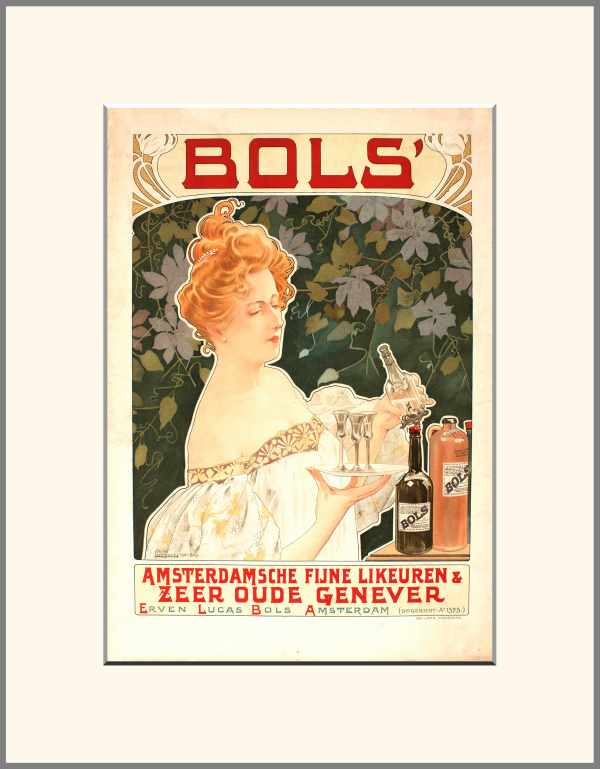 Bols Amsterdam - likőr reklám plakát 1901 Henri Privat-Livemont Női alak, Szecesszió, Szeszesitalok, alkohol Bols Amsterdam - likőr reklám plakát 1901 Henri Privat-Livemont Női alak, Szecesszió, Szeszesitalok, alkohol