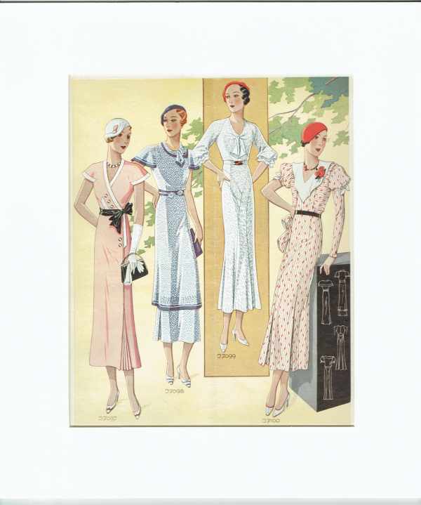 Divatképek 1930-40 – 1. Divat, ruházat, textil Divatképek 1930-40 – 1. Divat, ruházat, textil