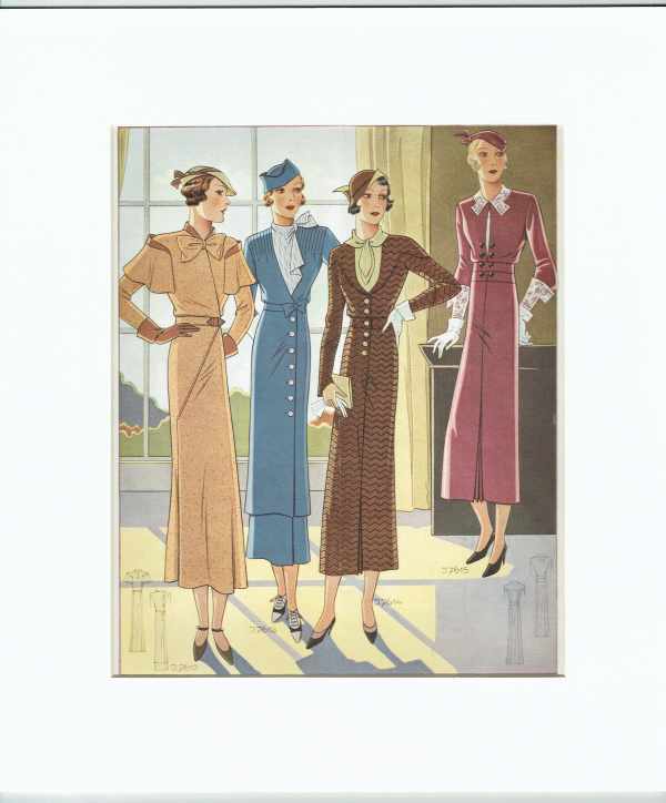 Divatképek 1930-40 – 2. Divat, ruházat, textil Divatképek 1930-40 – 2. Divat, ruházat, textil