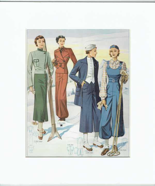 Divatképek 1930-40 – 5.   Divat, ruházat, textil