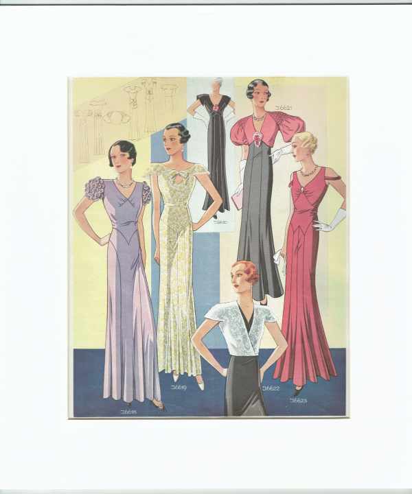 Divatképek 1930-40 – 9.   Divat, ruházat, textil