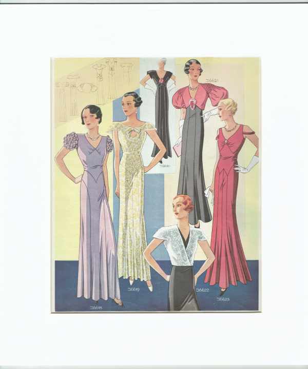 Divatképek 1930-40 – 9. Divat, ruházat, textil Divatképek 1930-40 – 9. Divat, ruházat, textil