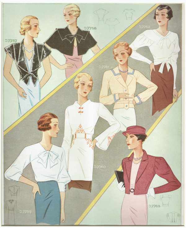 Divatképek 1930-40 – 11. Divat, ruházat, textil Divatképek 1930-40 – 11. Divat, ruházat, textil