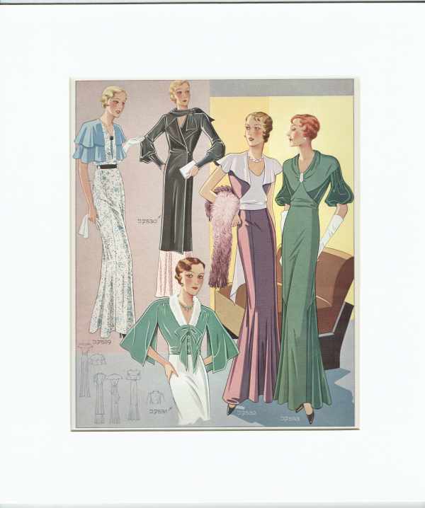 Divatképek 1930-40 – 12. Divat, ruházat, textil Divatképek 1930-40 – 12. Divat, ruházat, textil