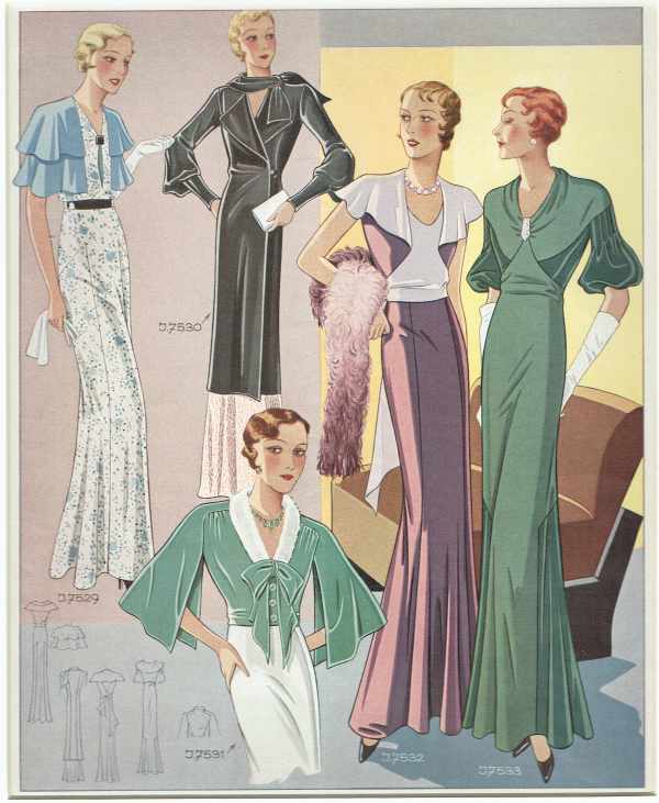 Divatképek 1930-40 – 12. Divat, ruházat, textil Divatképek 1930-40 – 12. Divat, ruházat, textil