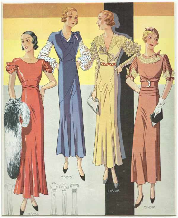 Divatképek 1930-40 – 13. Divat, ruházat, textil Divatképek 1930-40 – 13. Divat, ruházat, textil