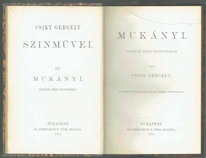 Mukányi Csiky Gergely Mukányi Csiky Gergely