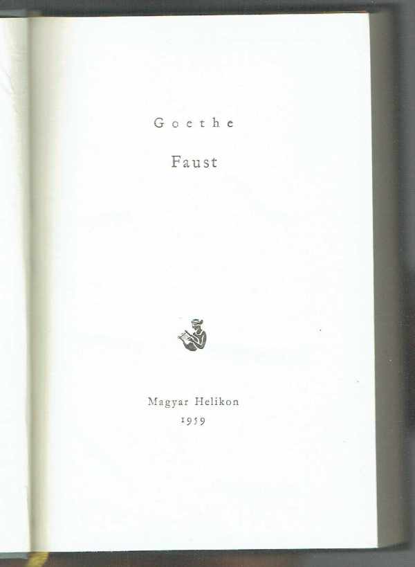 Faust Johann Wolfgang von Goethe Faust Johann Wolfgang von Goethe