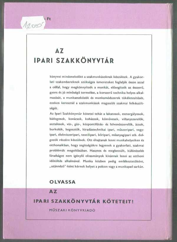 Hidegalakító szerszámok készítése Hack Emil