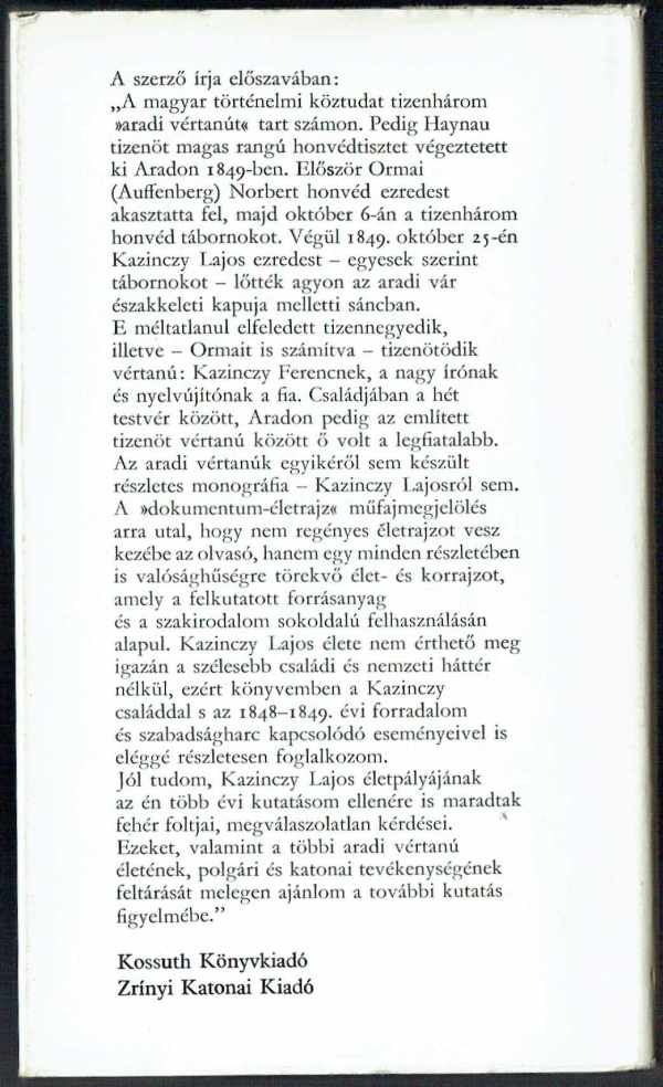 A tizenötödik aradi vértanú Pásztor Emil