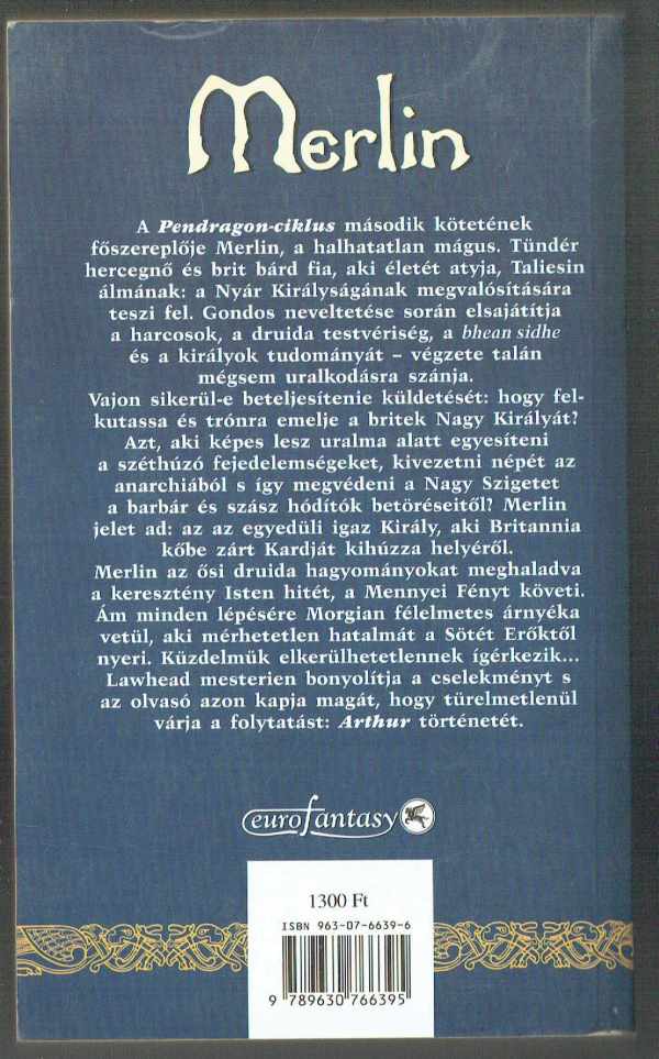 Merlin - Pendragon-ciklus 2. kötet Stephen Lawhead