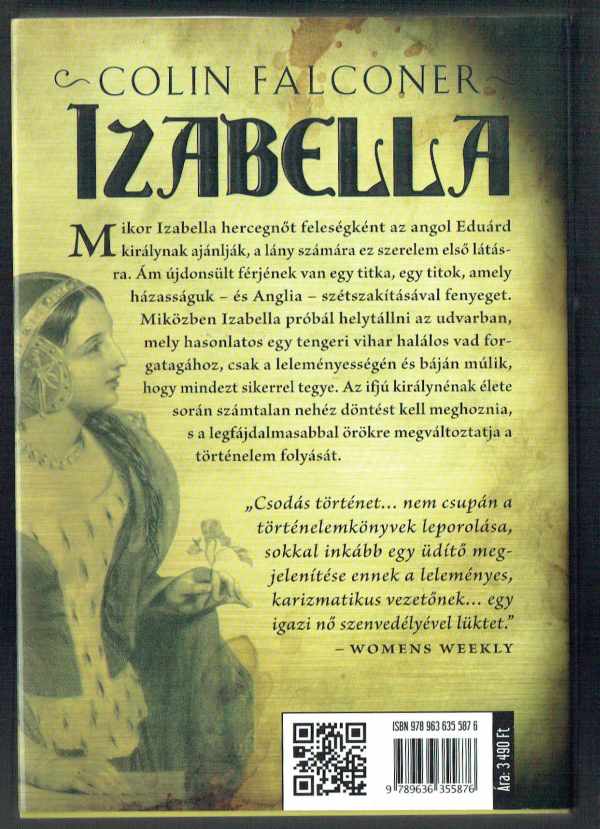 Izabella, a francia rettenthetetlen Colin Falconer Izabella, a francia rettenthetetlen Colin Falconer