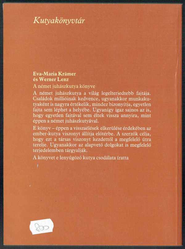 A német juhászkutya Eva-Maria Krämer, Werner Lenz