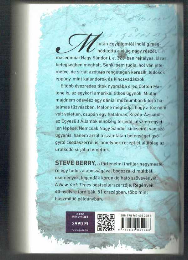 Velencei árulás Steve Berry