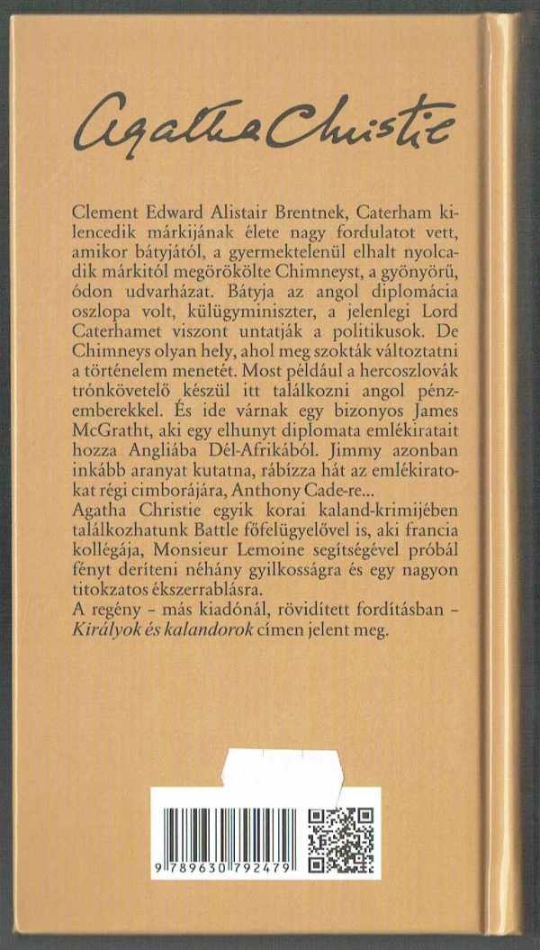 Chimneys titka Agatha Christie