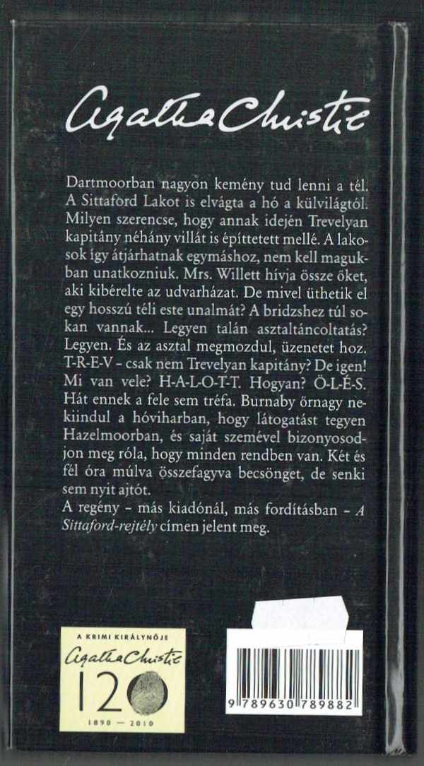 A sittafordi rejtély Agatha Christie