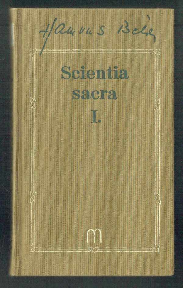 Scientia sacra I-III. Hamvas Béla Dúl Antal 