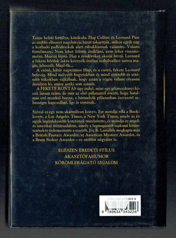 Fekete rontás Joe R. Lansdale