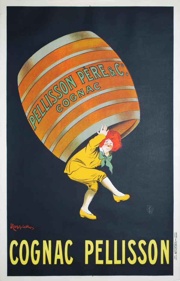 Konyak reklám plakát - Pellison, hordót cipelő ember Leonetto Cappiello Férfi alak, Szeszesitalok, alkohol Konyak reklám plakát - Pellison, hordót cipelő ember Leonetto Cappiello Férfi alak, Szeszesitalok, alkohol