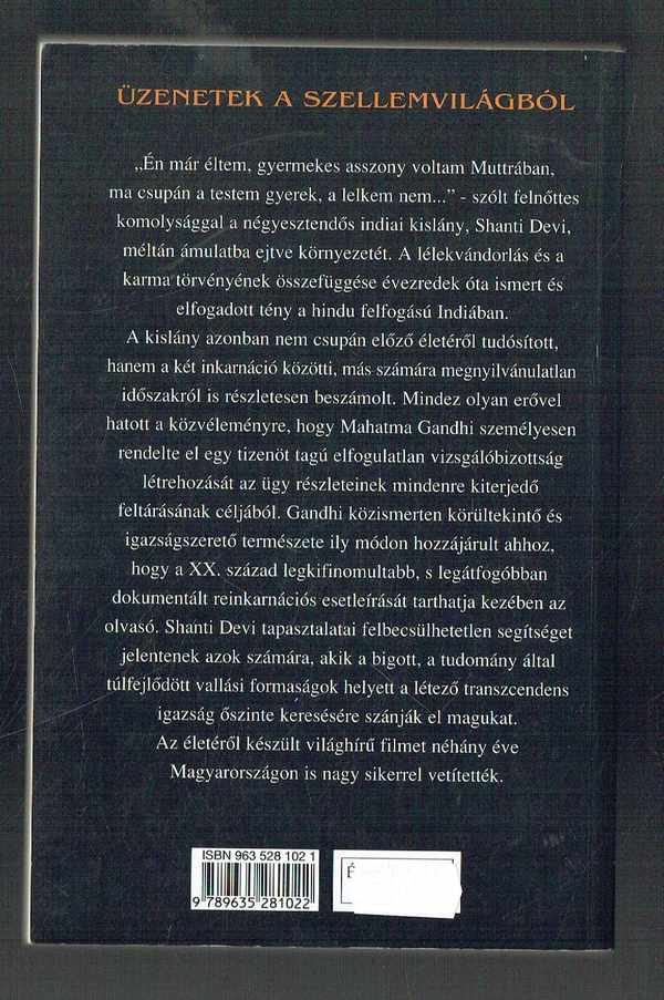 Üzenetek a szellemvilágból - Shanti Devi előző életem Sture Lönnerstrand
