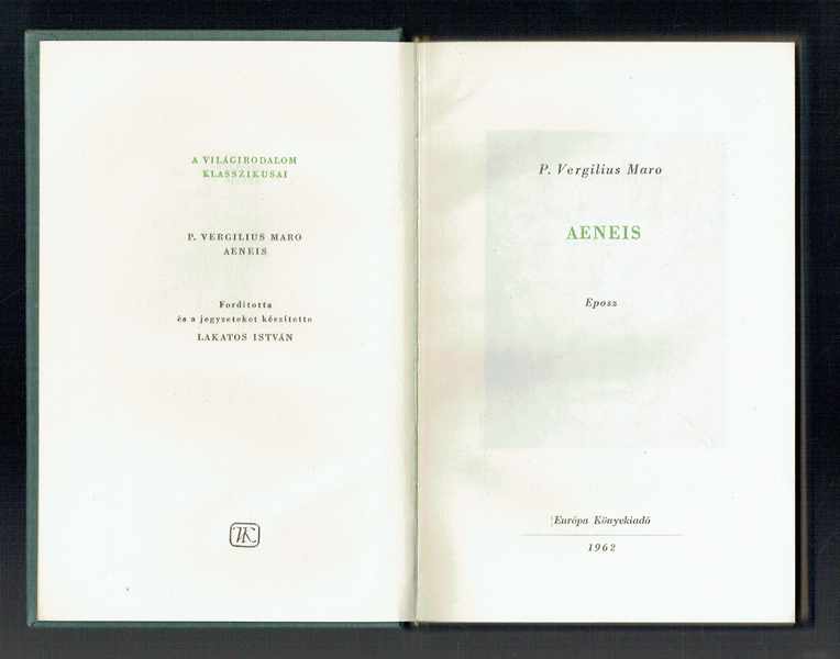 Aeneis Vergilius Aeneis Vergilius