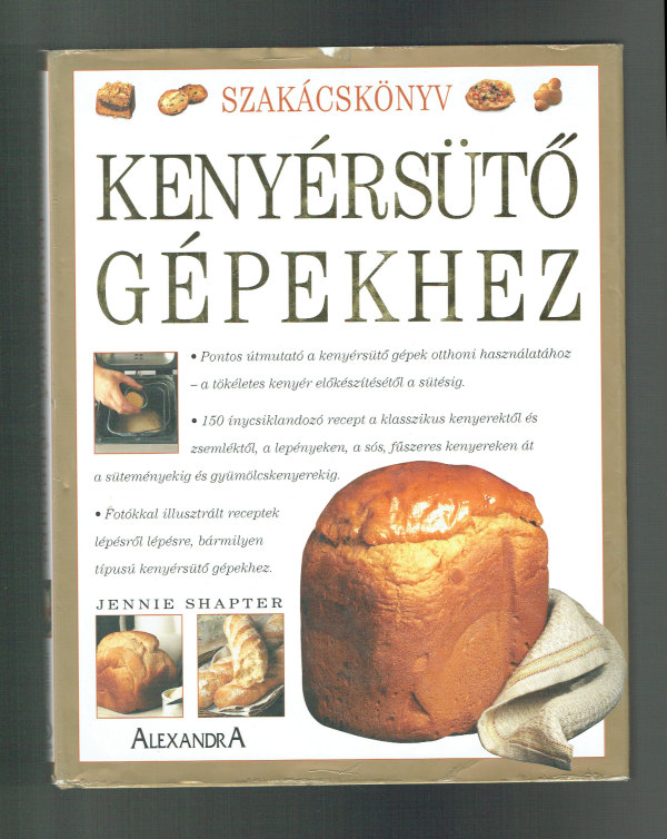 Szakácskönyv kenyérsütő gépekhez Jennie Shapter