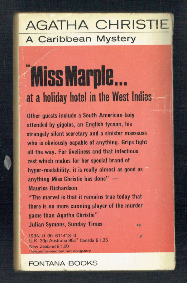 A Caribbean Mystery Agatha Christie