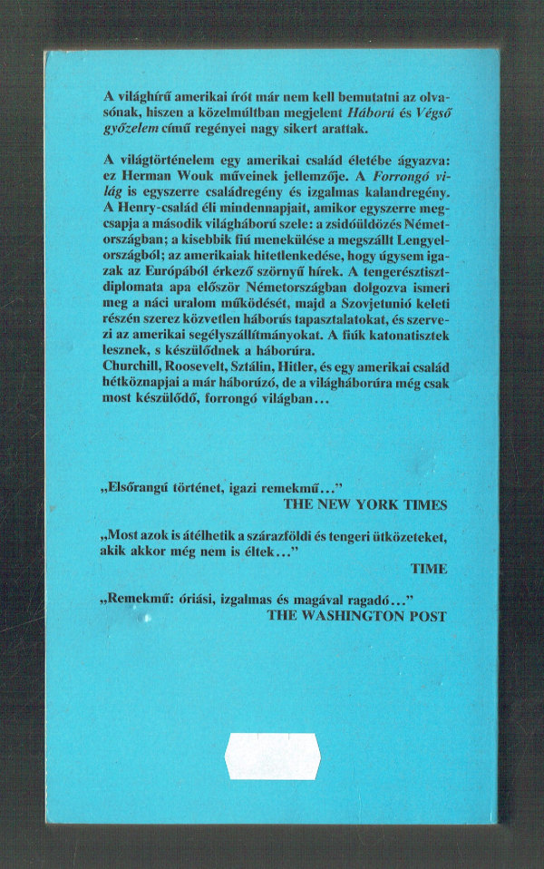 Forrongó világ Herman Wouk