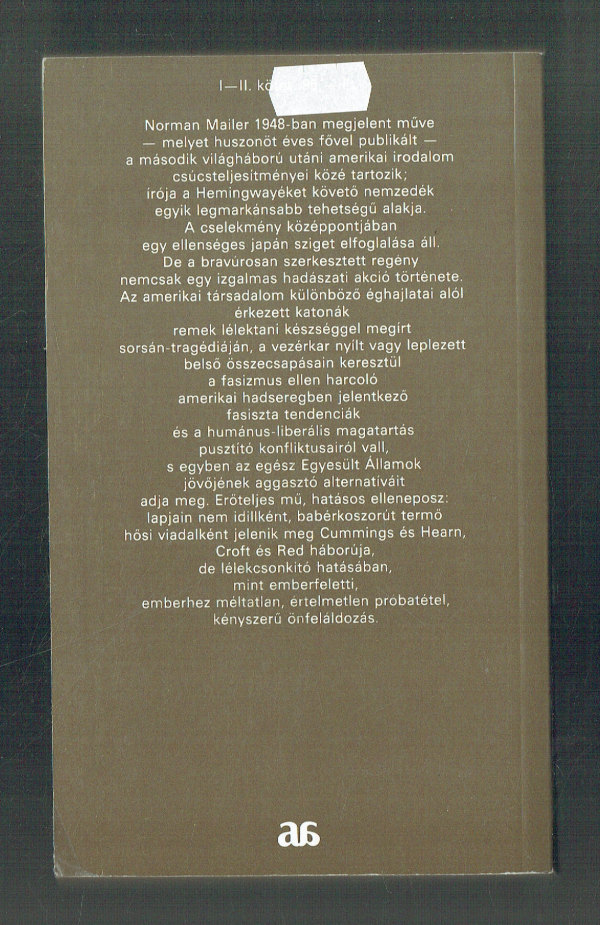 Meztelenek és holtak 1-2. Norman Mailer Meztelenek és holtak 1-2. Norman Mailer
