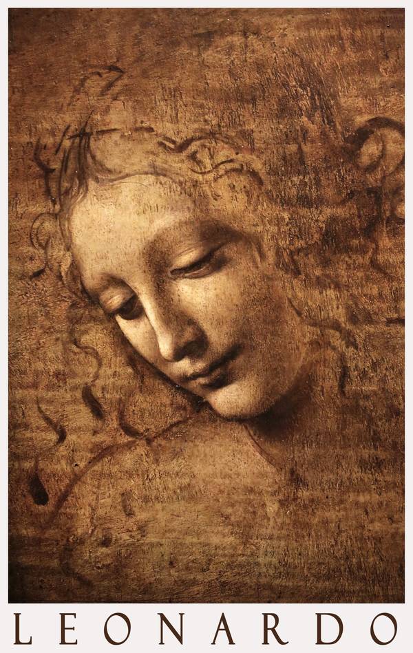 La Scapigliata - Kócos hölgy - reprint, művészeti plakát Leonarco da Vinci Női alak, Portré La Scapigliata - Kócos hölgy - reprint, művészeti plakát Leonarco da Vinci Női alak, Portré